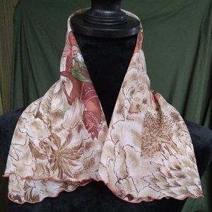 Small vintage chiffon scarf